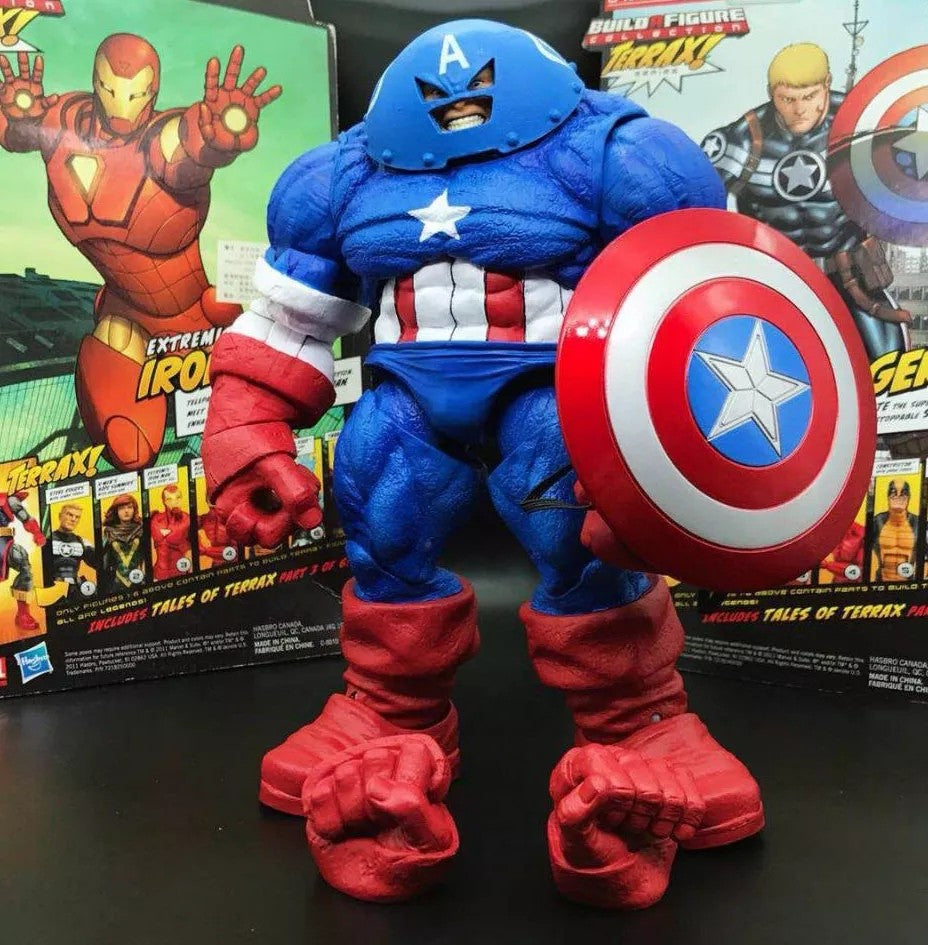 Marvel Select DST Juggernaut Captain American Custom 9" Loose Action Figure