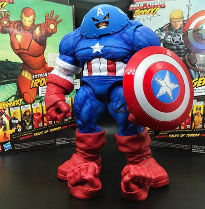 Marvel Select DST Juggernaut Captain American Custom 9" Loose Action Figure
