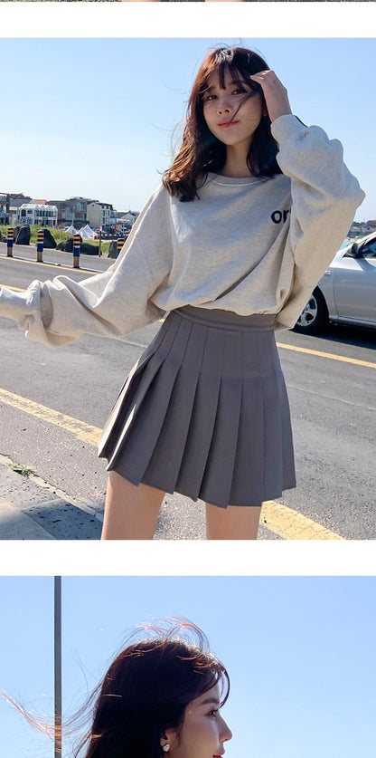 1pcs Spring Summer Womens Mini Skirts Girls Pleated Skirts Lady High Waist Cute Pink Skirt Student Short Skirt JK Uniform Skirts