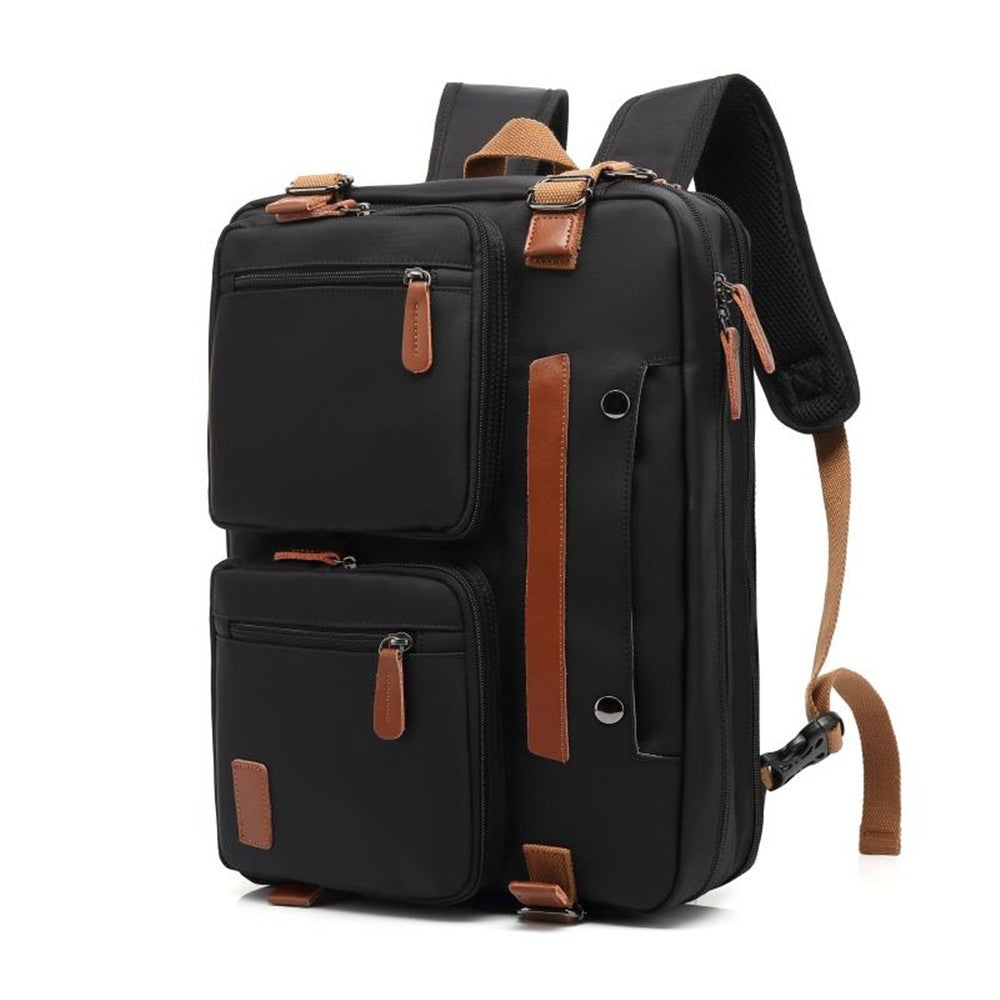 Nova Mochila Conversível Multifuncional 2025 Mochila para Notebook de 15,6/17,3 Polegadas Mochila de Viagem de Negócios Mochila Escolar de Nylon Impermeável