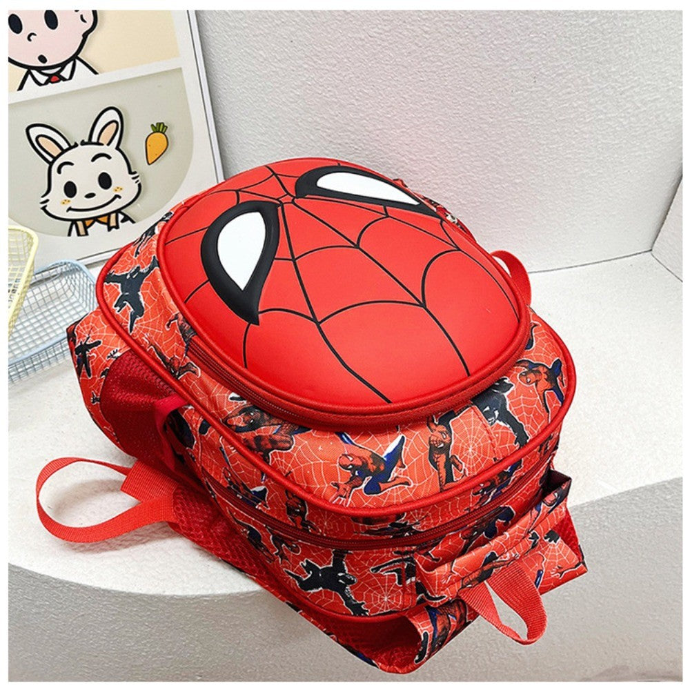 Mochila Infantil Escolar Homem-Aranha da Marvel, Bonita, Leve, Ergonômica, para Meninos e Meninas do Jardim de Infância