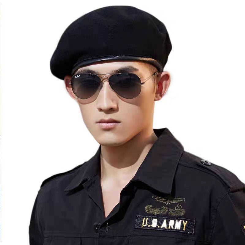 Large Size Wool  Military  Army Berets Hat for Big Head Unisex Men Women Devil Soldier Winter Warm Wide Beret Cap Painters Hats