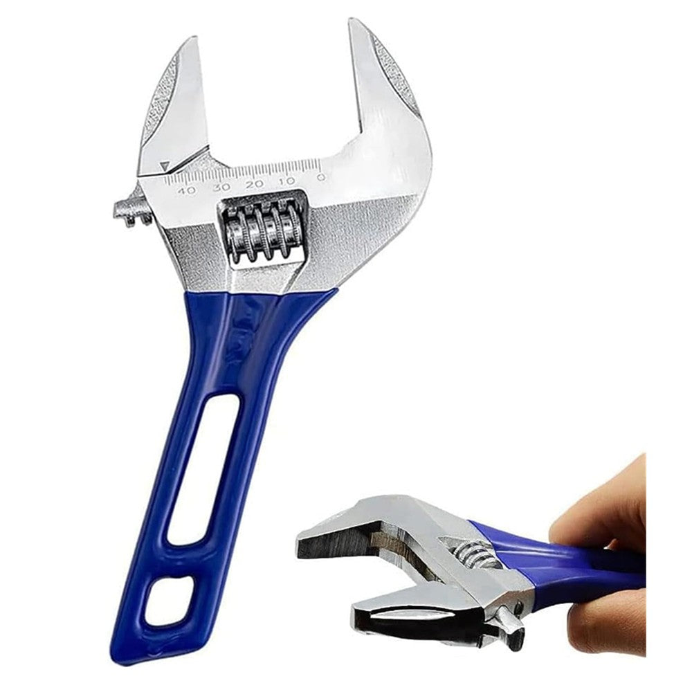 Chave Inglesa de Cabo Curto de 8" com Abertura de Mandíbula de 55 mm para Encanamento, Reparo Automotivo e Manutenção Doméstica