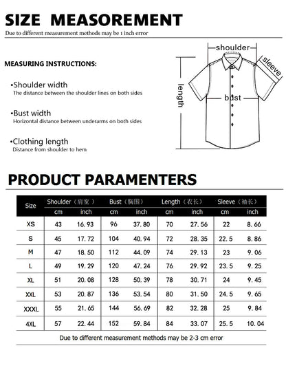 The new men's simple linen short-sleeved shirt has a comfortable and high-quality fabric, with stylish design and fashionable bu