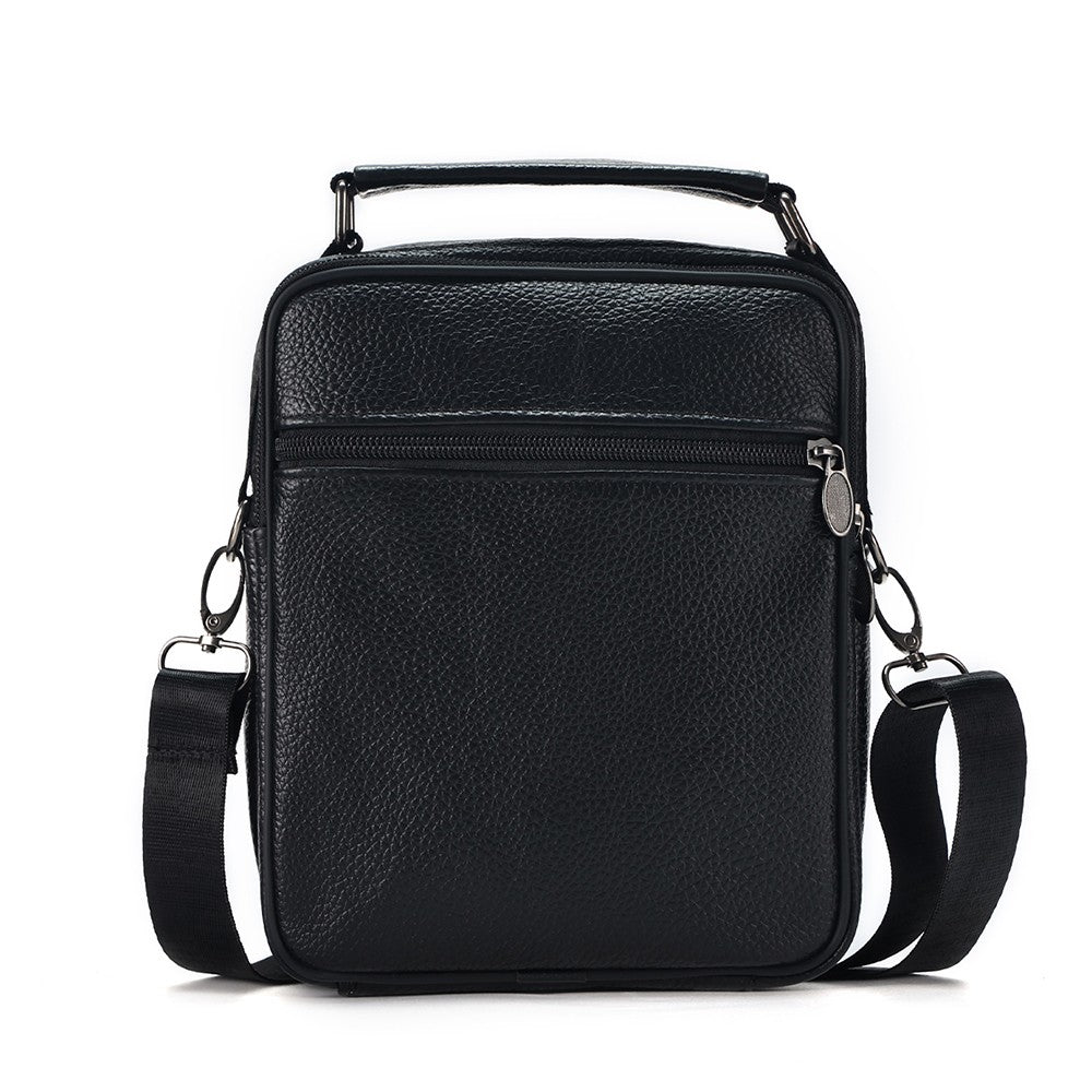 JOYIR Men Genuine Leather Crossbody Bags Messenger Bag for Male Trendy Shoulder Bags Casual Travel Sling Bag Handbags