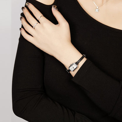 Sotoiru Square Watch For Women Leather Strap Quartz Wristwatch Elegant Dress Watch Christmas Gifts For Girlfriend ?????