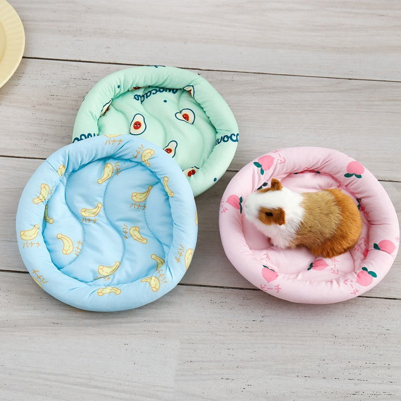 Tapete Almofadado para Animais Pequenos, Ninho para Hamster, Esquilo, Ouriço, Coelho, Quente, Macio, Pelúcia, Porquinho-da-Índia, Casa, Tapete para Ninho de Animais Pequenos