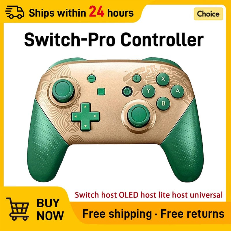 Wireless Bluetooth Gamepad Controller with Wake Function Joystick 6-Axis Gyro HD Vibration for Switch Game Console