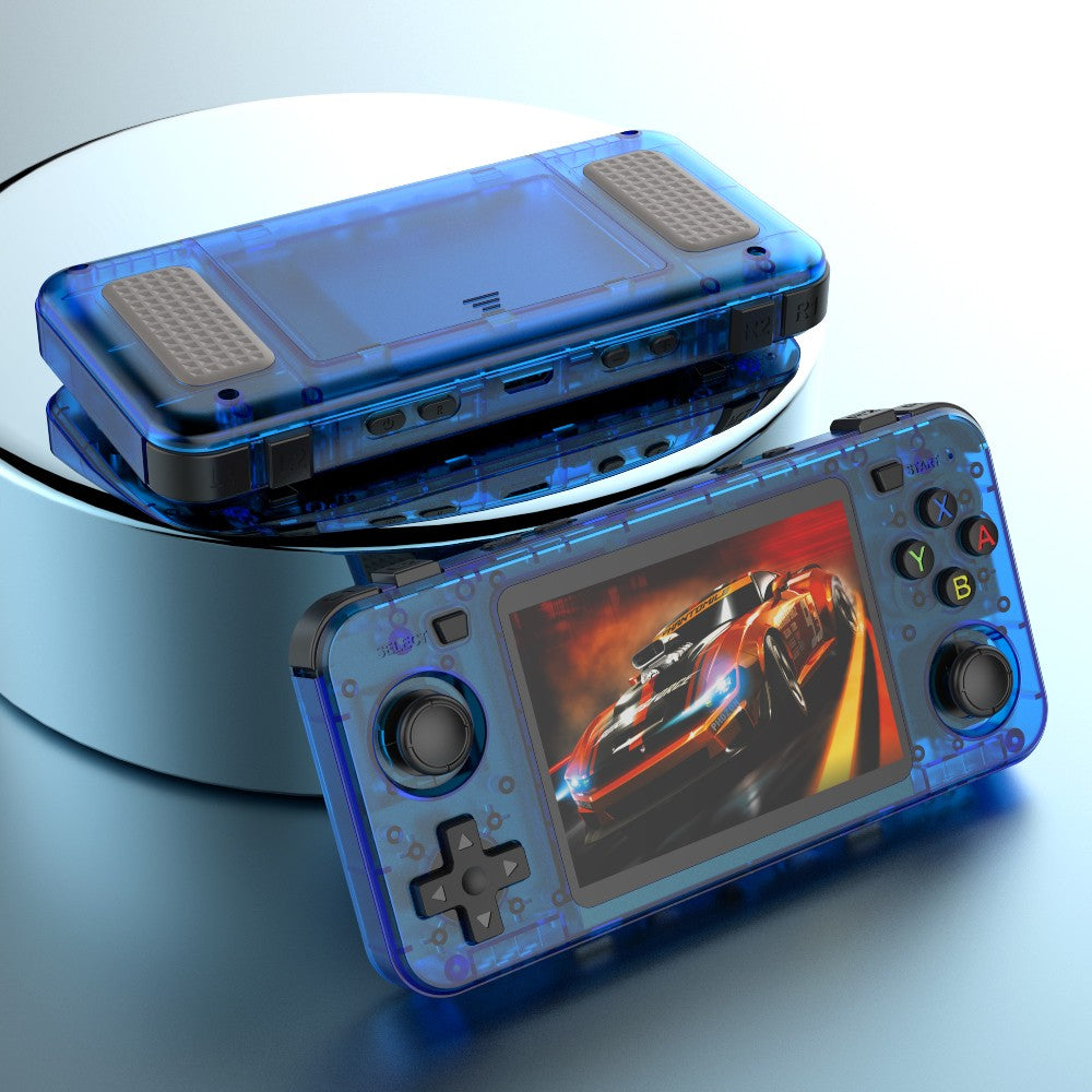 BOYHOM New Handheld Game Console 3.5-inch IPS Screen Linux RK3326 Retro Video Games Player 3000 mAh 64G