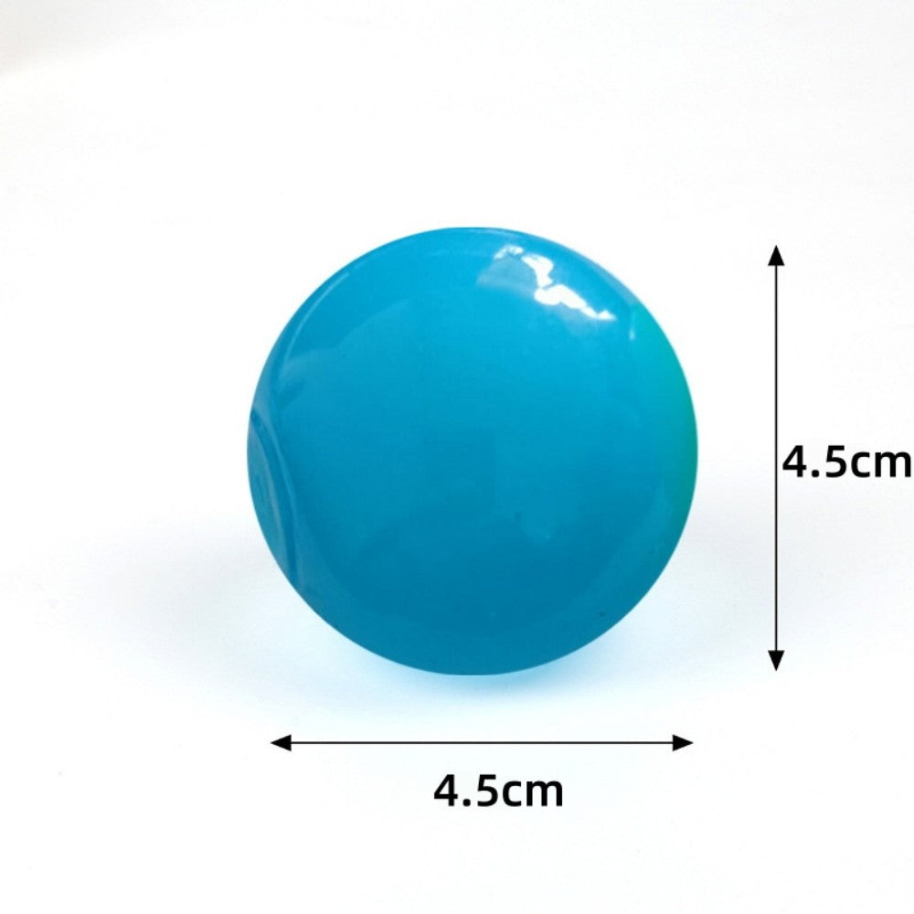 6/12/18 Pcs 4.5cm Fun Luminous Pinch Sticky Balls for Birthday Party Wedding Christmas New Year Party Game Gift Prize Gift Pack