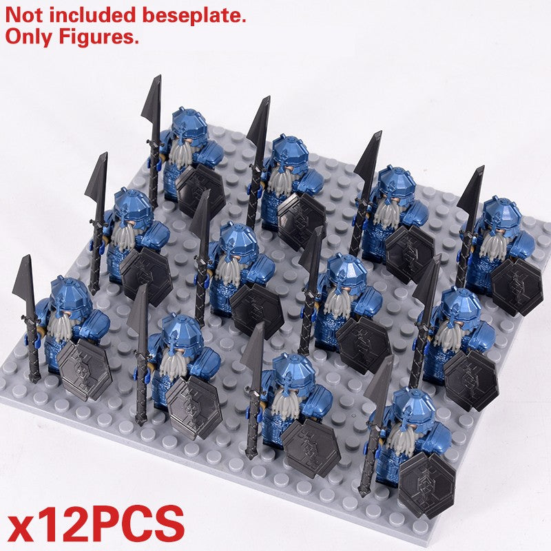 Soldado Asgard Medieval Anão LOTR Javali Cabra Carroça Animais Figuras Blocos de Montar Brinquedos Tijolos Senhor Presente Para Crianças