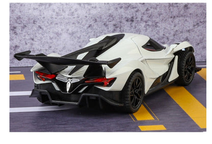 1:32 Apollo IE Miniature Vehicle Mini Alloy Diecast Model Car Metal Sound & Light Collection Hobby Children Toy Car Birthday Boy