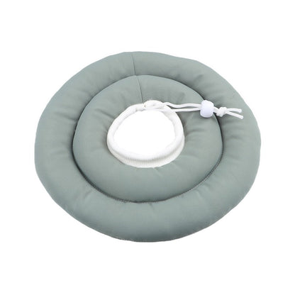 Colar Elizabetano Ajustável Para Cães Com Cordão Protetor De Pescoço Colar Donut Impermeável Evita Mordidas e Arranhões