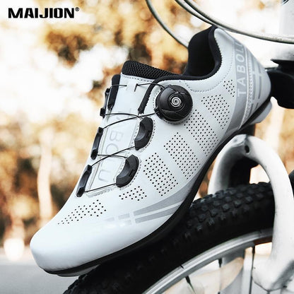 Mountain Riding Shoes Moped Road Lock Shoes Sports Racing Bikes High Endurance Locking Shoes Road Speed Riding Sneakers