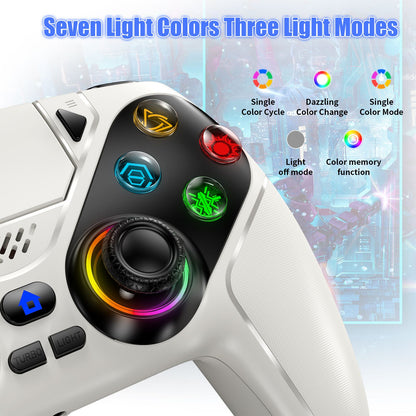 RGB Wireless Gamepad,For Playstation 5/PS5 Controller,With Turbo Dual Sense Vibrate Programming 3D Gaming Controller Console