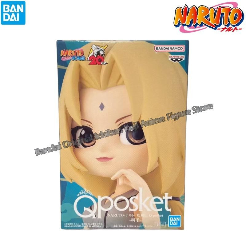 Em estoque Bandai Modelo Boneca Novo na caixa Naruto Qposket Jiraiya Tsunade Orochimaru Rock Lee Personagens de anime Garage Kit