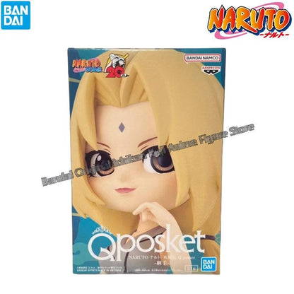 Em estoque Bandai Modelo Boneca Novo na caixa Naruto Qposket Jiraiya Tsunade Orochimaru Rock Lee Personagens de anime Garage Kit
