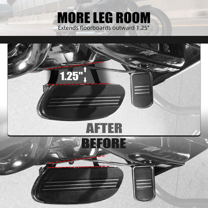 Kit de Extensores de Plataforma para Piloto para Harley Street Glide/Road Glide Special Road King Special CVO Road Glide FLHRXS Electra Glide