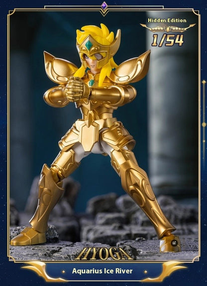 Blokees Saint Seiya Galaxy Versão 2 Bonecos de Ação Camus Hyoga Dohko Milo Shiryu Pegasus Nachi Anime Brinquedos Presentes Infantis