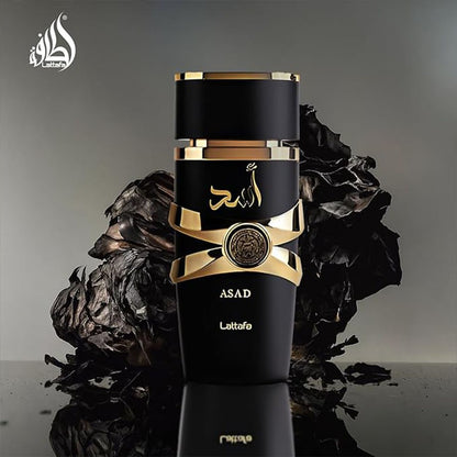 Lattafa Asad for Men Perfume de Feromônio Perfume Feminino Árabe Colônia de Feromônio para Homem Atraia o Sexo Oposto Aniversário