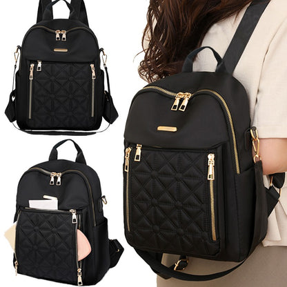 New fashion nylon fabric backpack women's backpack travel bag