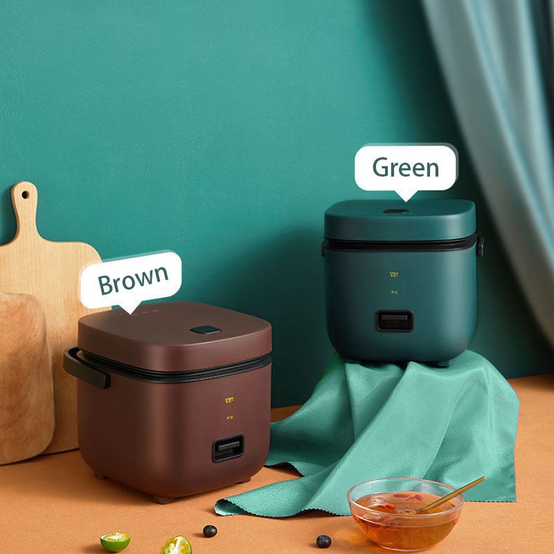 Mini Panela Elétrica de Arroz Automática Doméstica para Cozinha 1-2 Pessoas, Aquecedor de Alimentos a Vapor 1.2L Panela de Arroz Pequena