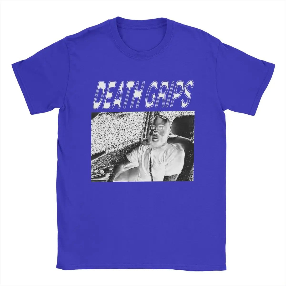 Men's Death Grips T Shirt Cotton Tops Hipster Short Sleeve Round Neck Tee Shirt Printing T-Shirts