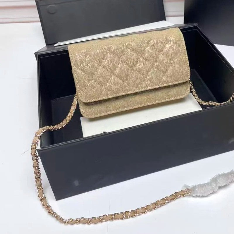 Luxury Designer Shoulder Bag Handbag Fashion Ladies Commuter Versatile Small Square Bags Women Metal Chain Classic Mini Clutches