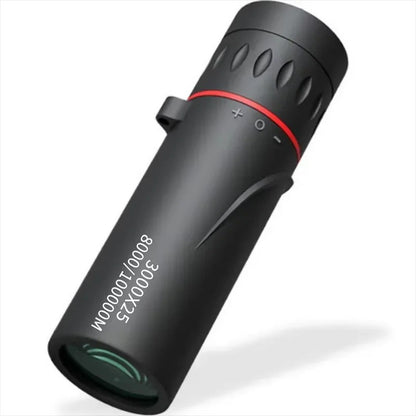 Mini Telescópio Portátil de Longo Alcance - Monóculo HD 3000x 25mm para Adultos, Ideal para Caça, Camping e Observação ao Ar Livre