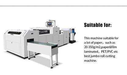 1100Automatic A4 paper cutting machine A3 A4 A5 size paper cutter and packaging machine