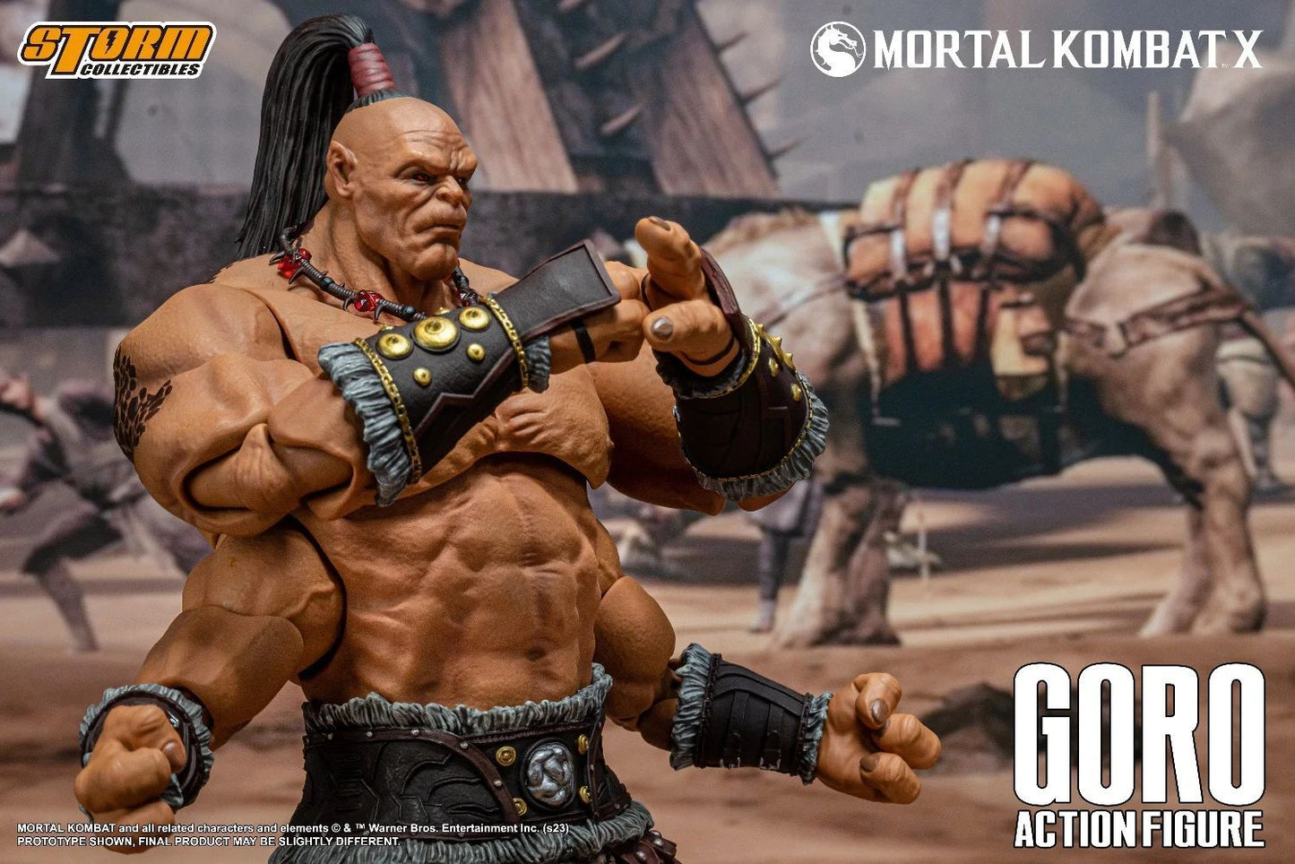 Storm Toys Mortal Kombat Final BOSS Shao Kahn DCMK14 Luxury Edition Vilão Goro DCMK18 Action Figure Modelo Brinquedos Presentes Em Estoque