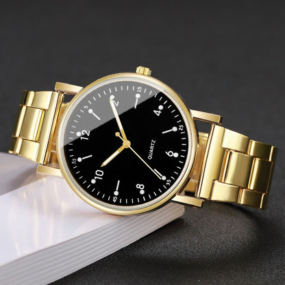 2/4PCS Fashion Arabic Dial Women Watches Simple Quaretz Wristwatch with Bracelets Set Reloj Mujer?Without Box?