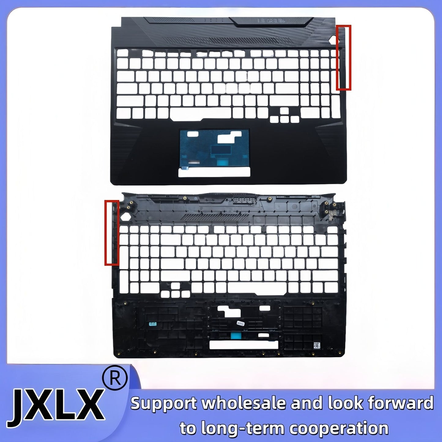 JXLX® Novo Para Asus A15 F15 FX506 FA506 FA506Q FA506U FX506U FX506H Tampa Traseira LCD/Painel Frontal LCD/Tampa do Palmrest/Tampa Inferior