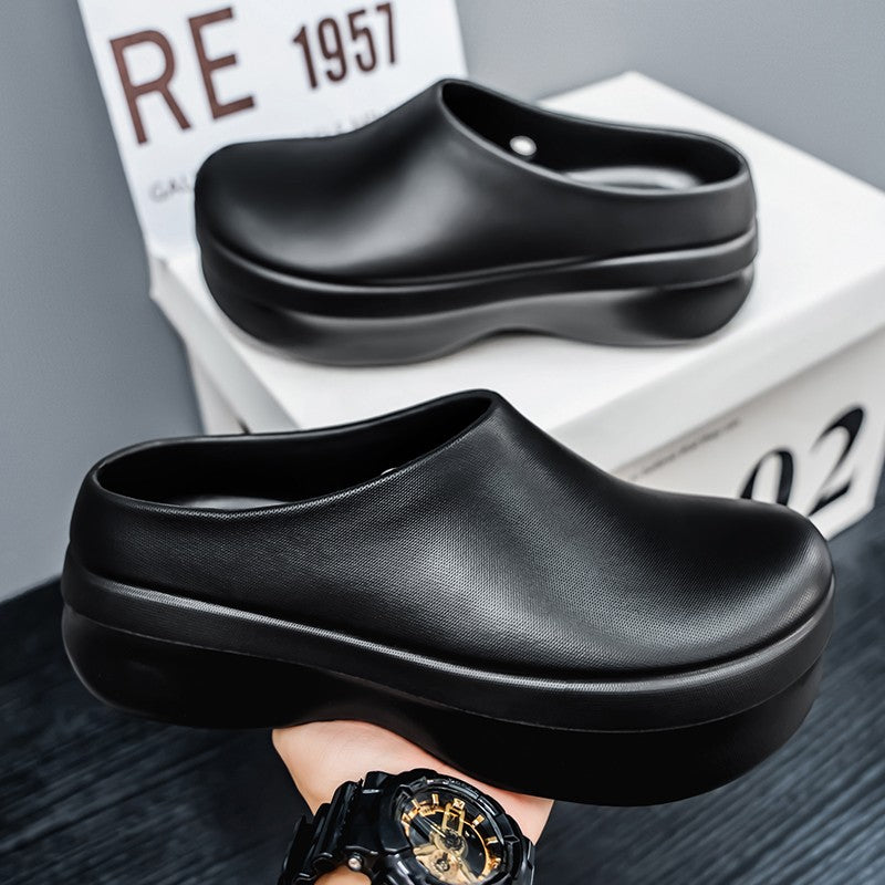 2025 Men Women Chef Shoes Non-slip Waterproof Oil-proof Shoes Comfortable Workers Slippers Outdoor Fishing Shoes EVA