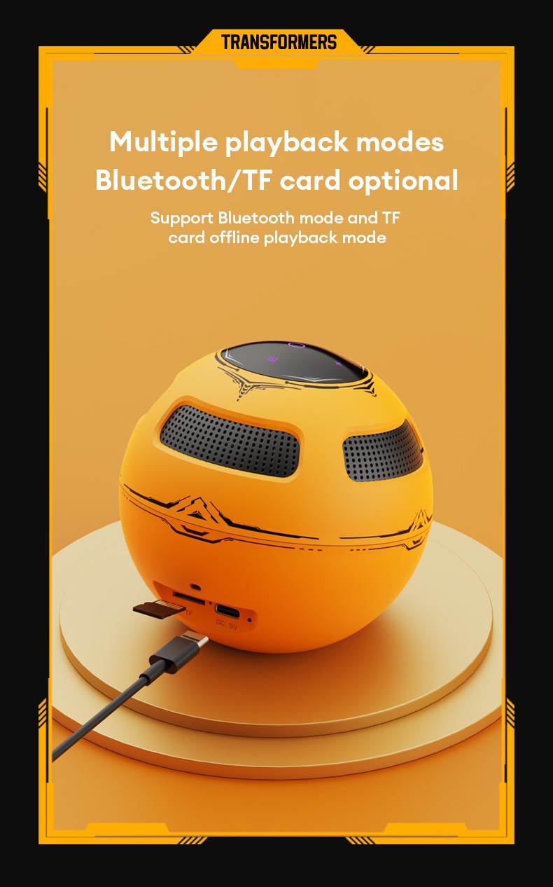 Escolha TRANSFORMERS TF-Y17 Alto-falante Portátil de Longa Duração Caixa de Som Multifuncional Estéreo Sem Fio Bluetooth