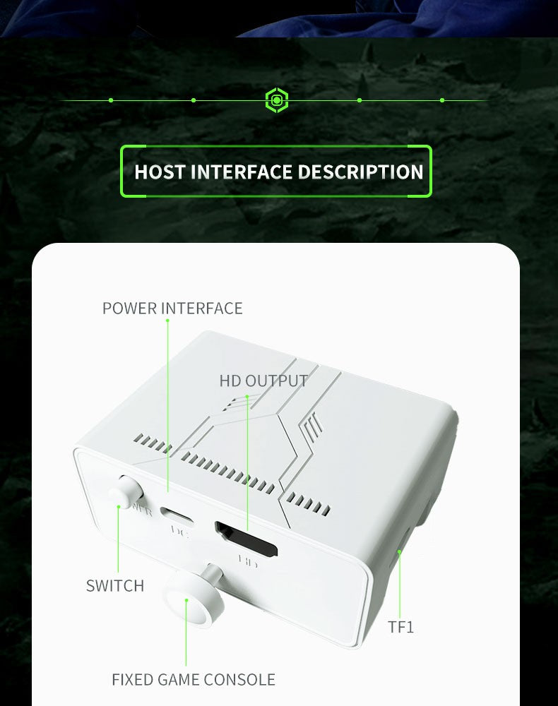 Hot Sale 2026 X7 TV Video Game Box Y7 Super PSP Game Console HD Output Joystick Dual Controller Fighting Game Console