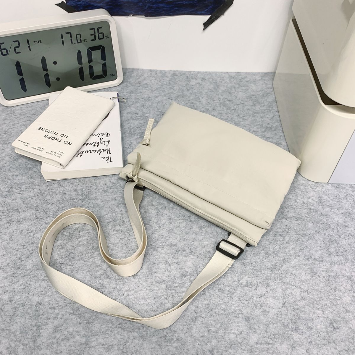 Unisex Outdoor Crossbody Bag - Tactical Messenger Bag for Hiking/Fishing/Travel, Style Phone Sling Pack with Anti-Theft Pocket