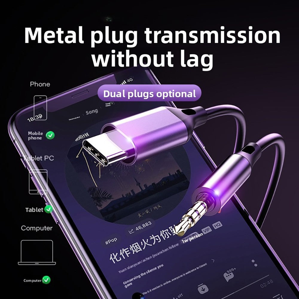 Type C Wired Earphone For Samsung USB C Headphones A56 A55 A54 For Galaxy S25 S24 S23 Ultra Note 20 10 3.5mm Jack Earbud Headset