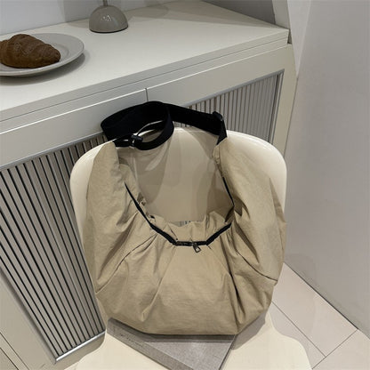 Large Capacity Simple Shoulder Bags Comfortable and Versatile Texture Crossbody Bags for Women Men Fashion Casual Storage Bags