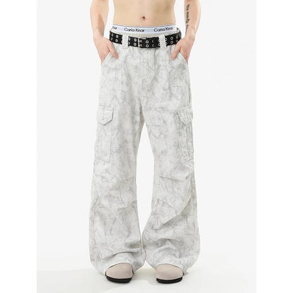 Summer Men's Y2k White Pants Baggy Streetwear Harajuku Japanese 2000s Style Pants Jogger 90s Vintage Trousers Fashion Clothes