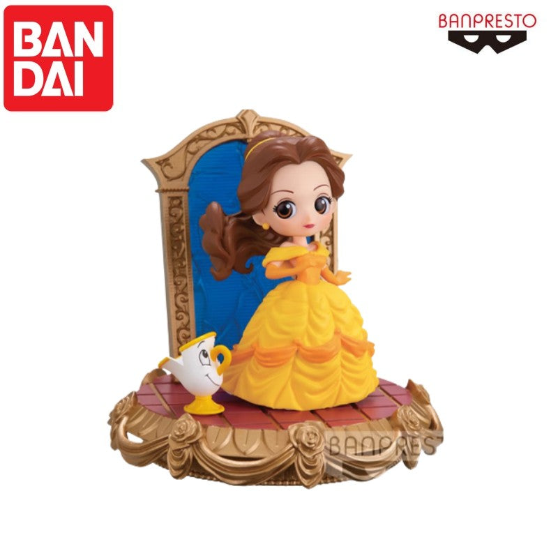 Em Estoque 100% Original Bandai Disney Princess Série Bela Estatueta Bela Boneca De Ação Modelo Enfeite Brinquedos Crianças Presente Personalizado