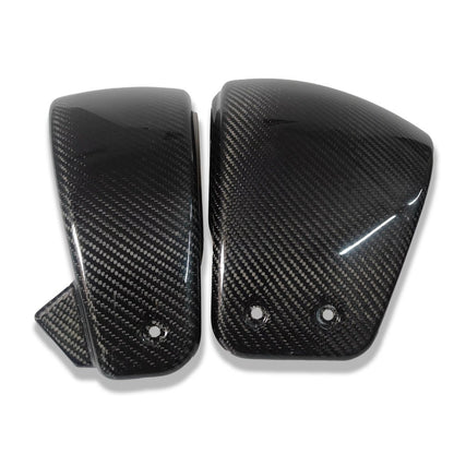 Placa Protetora do Quadro da Tampa Lateral da Bateria em Fibra de Carbono para Harley Davidson LowriderS 2022-2024 Peça de Modificação de Motocicleta