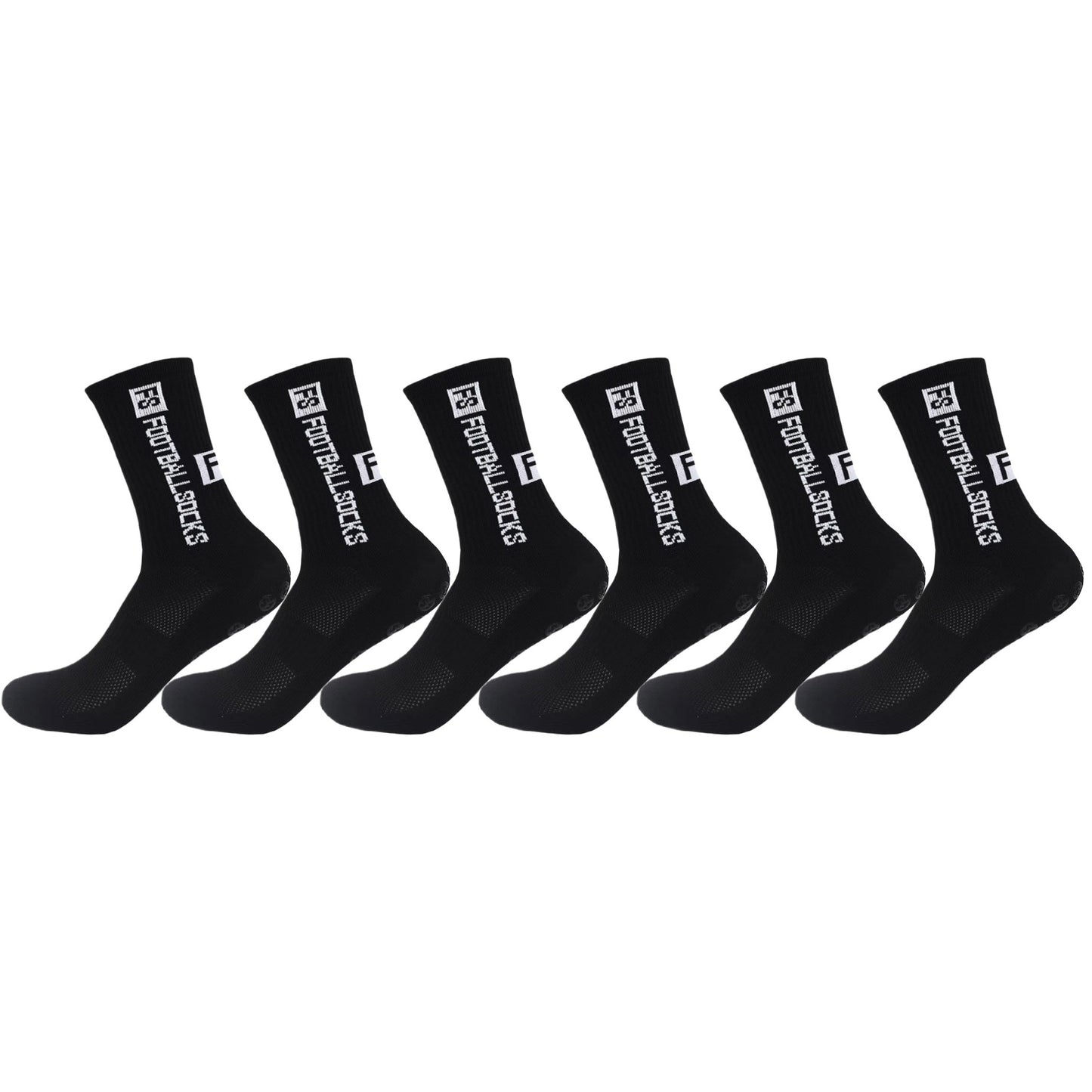 6/10/20Pairs Non Slip Grip Breathable Socks Men Women Professional Athletic Towel Bottom Shockproof for Football Basketball