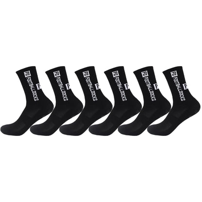 6/10/20Pairs Non Slip Grip Breathable Socks Men Women Professional Athletic Towel Bottom Shockproof for Football Basketball