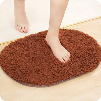 1Pc Microfiber Bathroom Comfortable Bath Pad Anti Slip Mat Bathtub Room Living Room Door Stairs Bathroom Foot Floor Mats 50*30cm