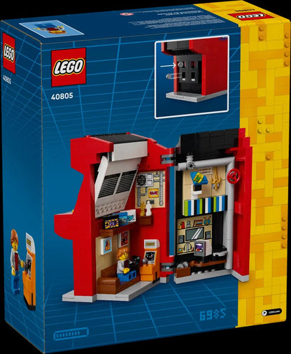 Máquina de Fliperama LEGO® (40805) Minifigura LEGO Jogo Retrô para Crianças a partir de 12 Anos Fãs Adultos 468 Peças Presente de Aniversário e Natal