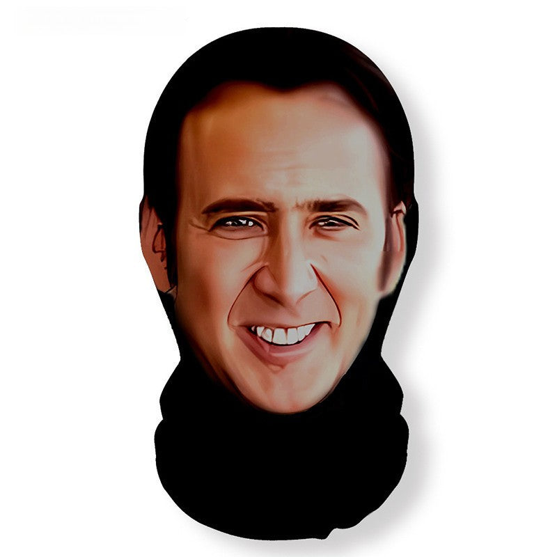 3D Printed Mask Elastic Mesh Full Face Mask for Men Women Cosplay Headwear Novelty Supplies Tricky Hood Party Cosplay Props