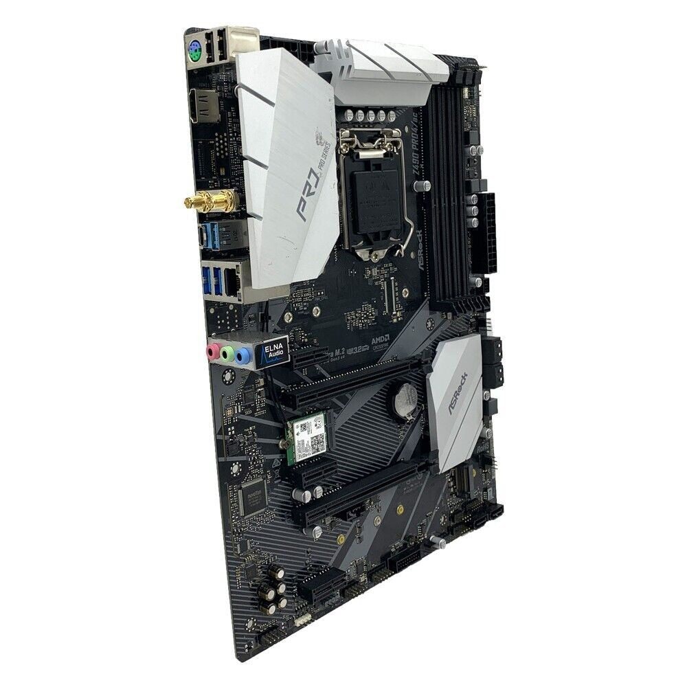 Asrock Z490 PRO4/AC Motherboard +i5-10400F cpu intel Z490 Motherboard LGA 1200 DDR4 128GB ATX support 10700F 10100 10105 cpu