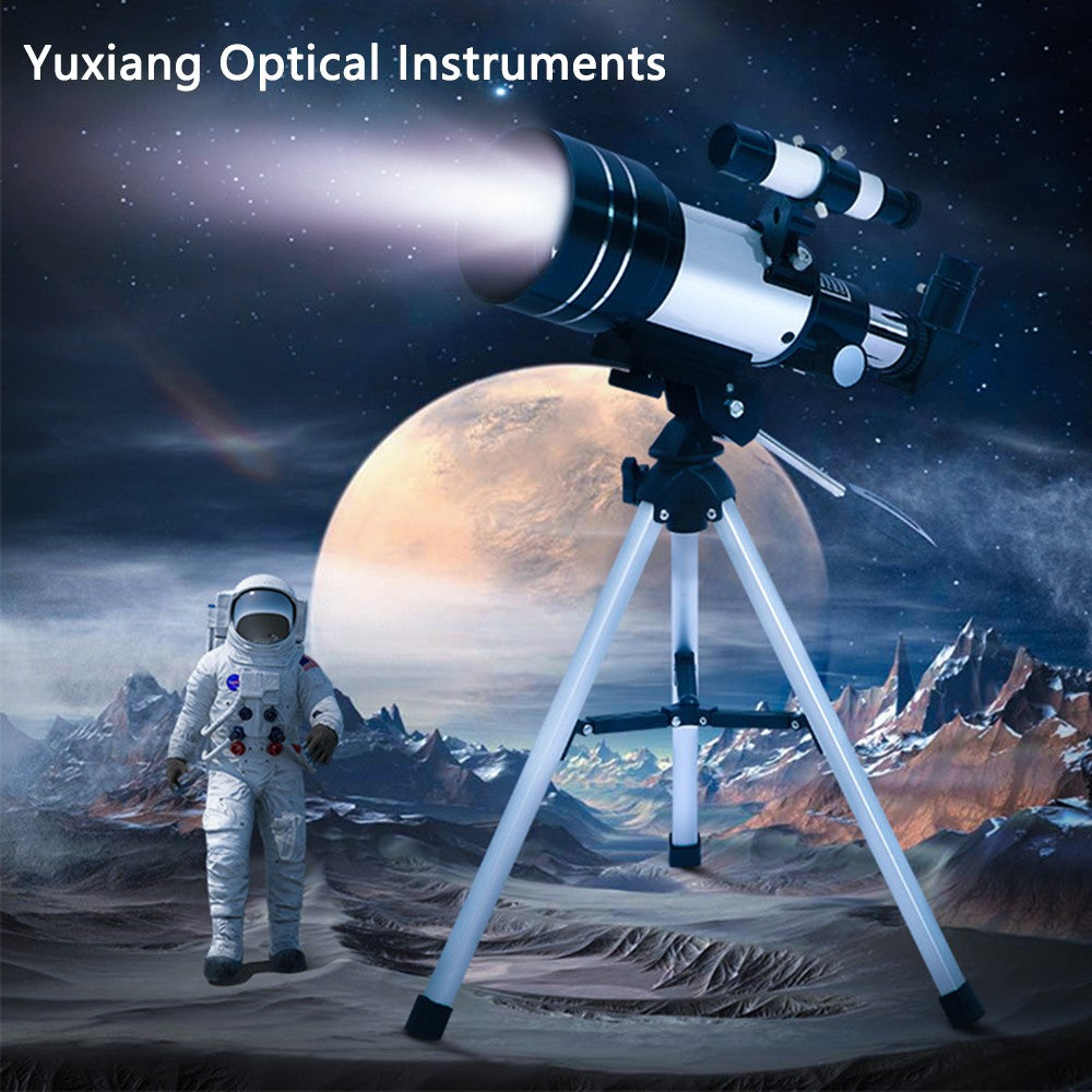 F30070 Telescópio Astronômico Profissional de Alta Definição de Alta Potência HD para Observação da Lua e Pássaros Monocular
