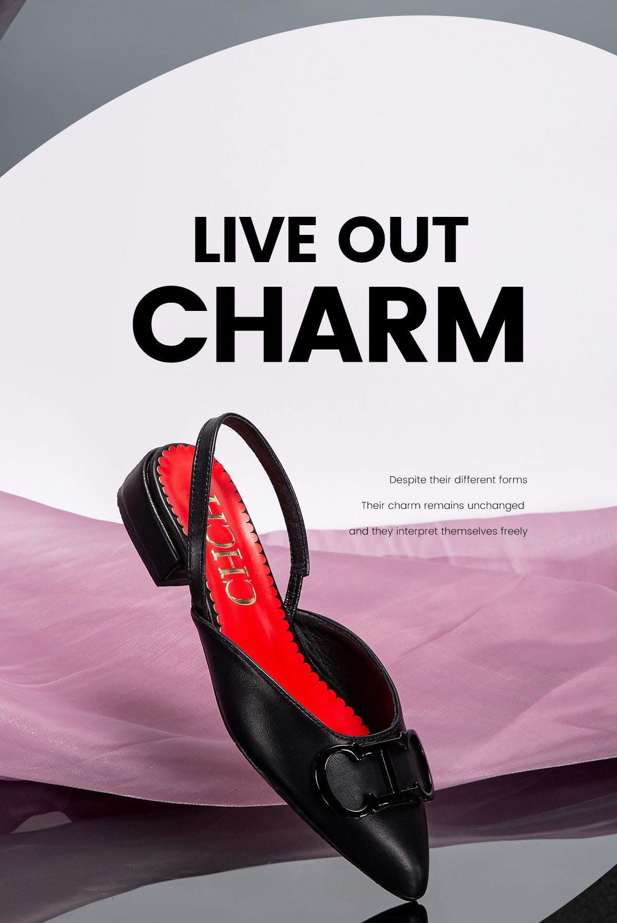 CHCH Women's Sandals 2024 New Black Pointed Flat bottomed loafers Simple Black Business Women's Shoes